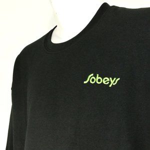 SOBEYS Grocery Store Employee Uniform Black Sweatshirt Shirt Size L NWT